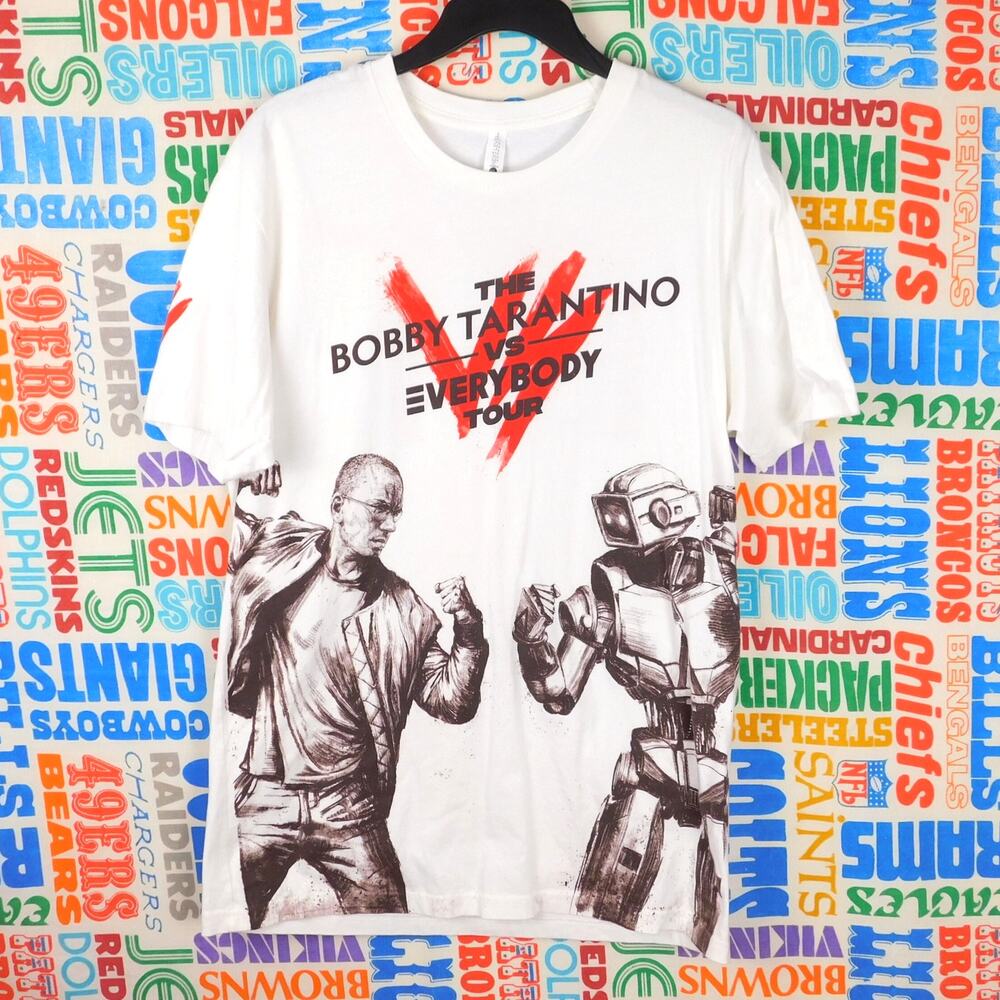 Logic Bobby Tarantino Vs Everybody Tour T Shirt Size L Double Sided Dates